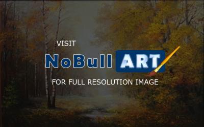 Main Painting - Autumn Landscape - Oil On Canvas