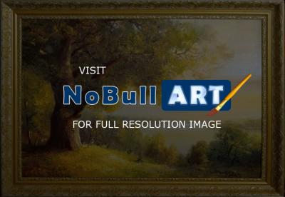 Main Painting - Landscape Of Oak - Oil On Canvas
