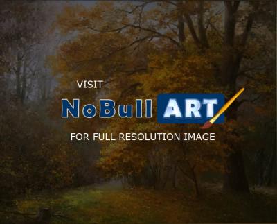 Main Painting - Autumn Landscape - Oil On Canvas